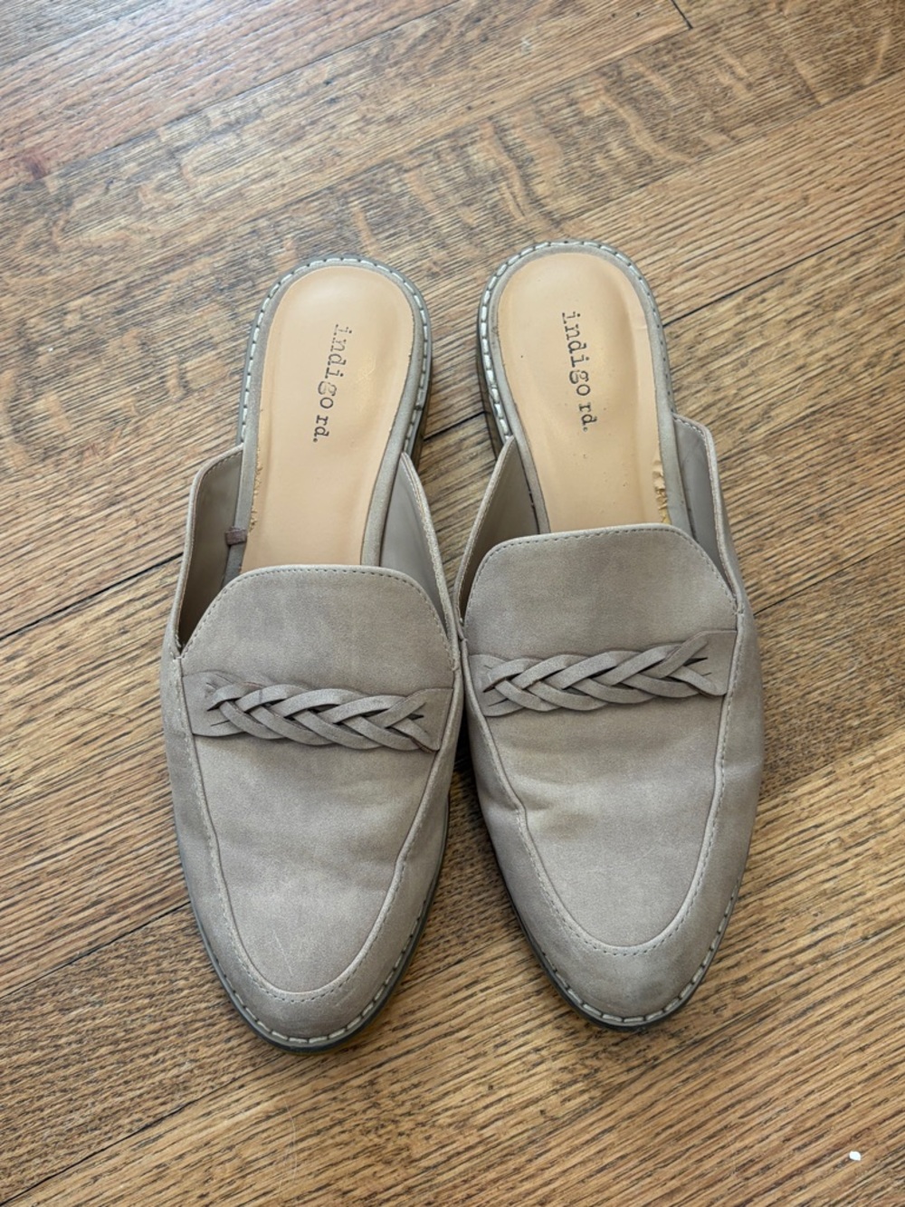 Indigo Rd. Braided Slip-On Mules - Taupe